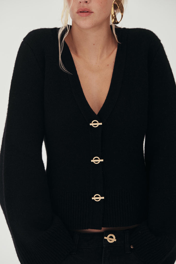 JOS CARDIGAN - BLACK – CULT GAIA