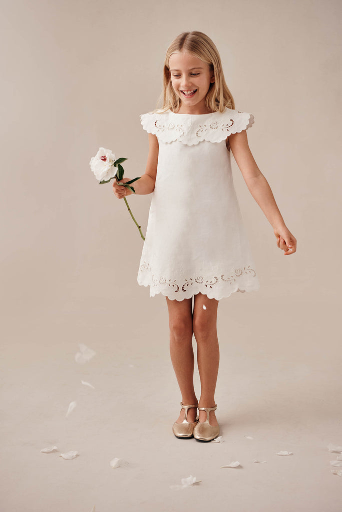 KIDS FRIDLI DRESS - OFF WHITE – CULT GAIA