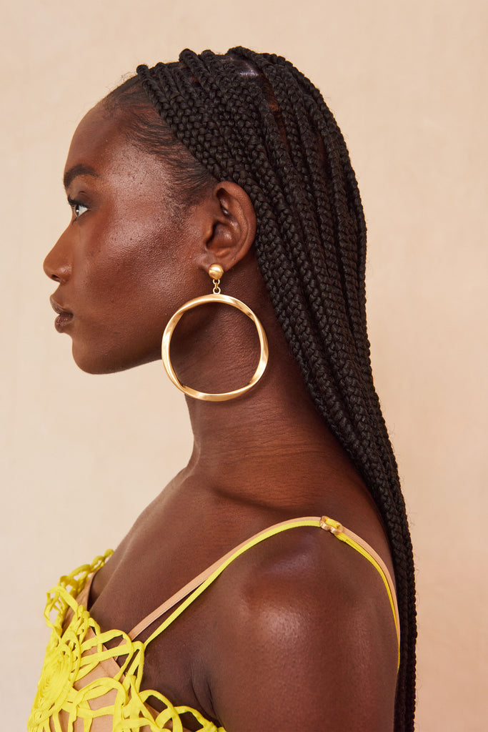 Cult gaia hoop on sale earrings