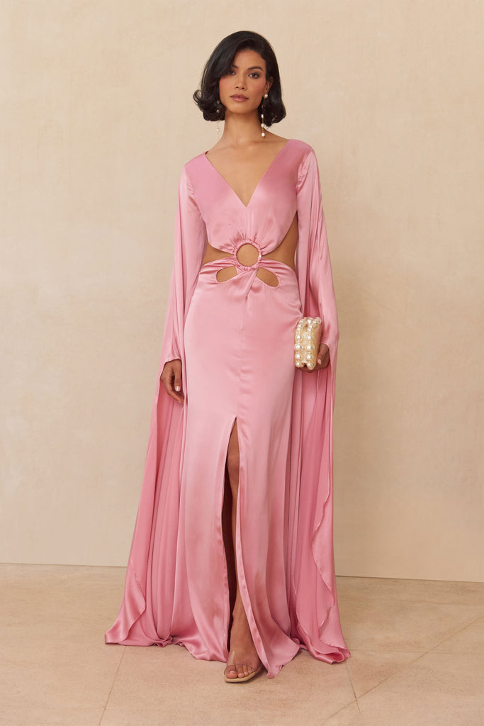 CULT GAIA JASMIN GOWN - SHELL PINK