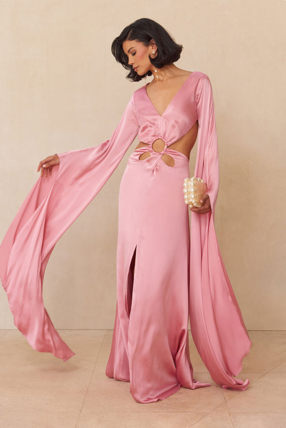 JASMIN GOWN - SHELL PINK