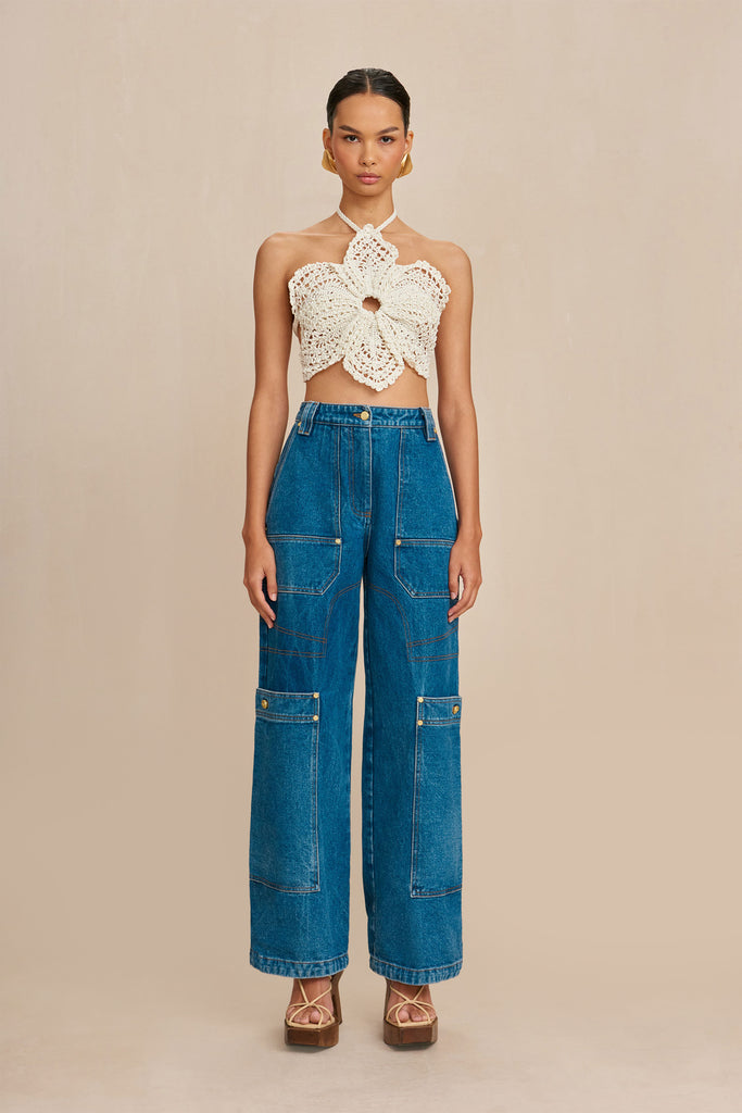 DARLENA CROCHET TOP - OFF WHITE – CULT GAIA