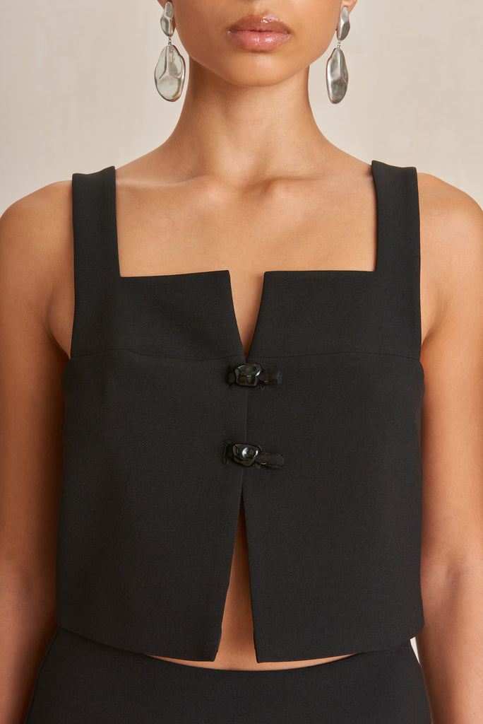 OCTAVIA TOP - BLACK – CULT GAIA
