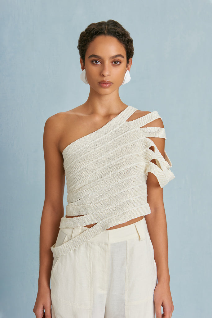 見事な創造力 SASHI KNIT TOP - OFF WHITE – CULT GAIA トップス