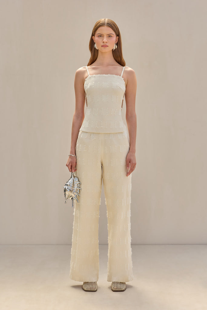 【送料&関税込】Cult Gaia Sydney Pants In White Cotton SYDNEY PANT - OFF WHITE – CULT GAIA