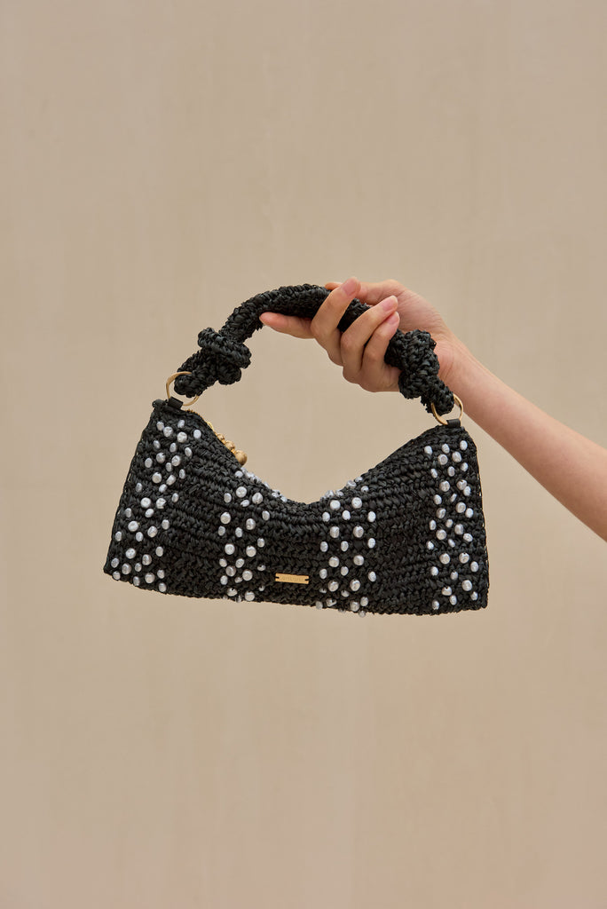 HERA NANO SHOULDER BAG - BLACK PEARL – CULT GAIA