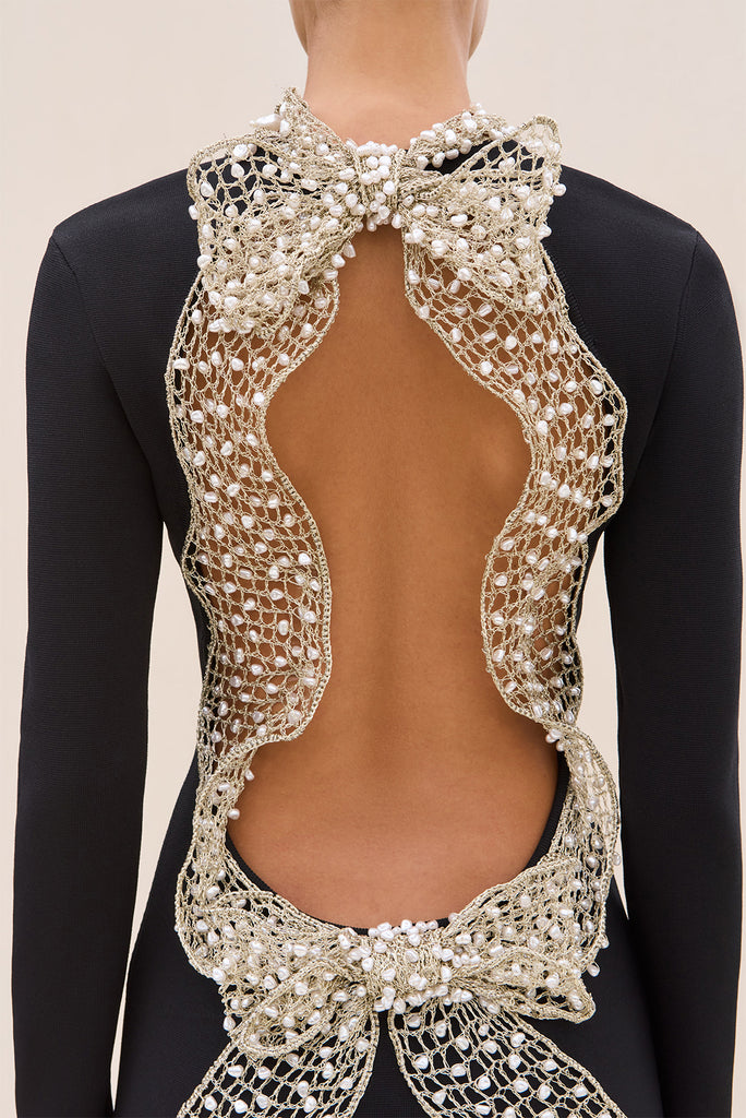 【人気✨️】THE SHISHIKUI Alpaca knit dress 黒 SHYLA KNIT DRESS - BLACK – CULT GAIA