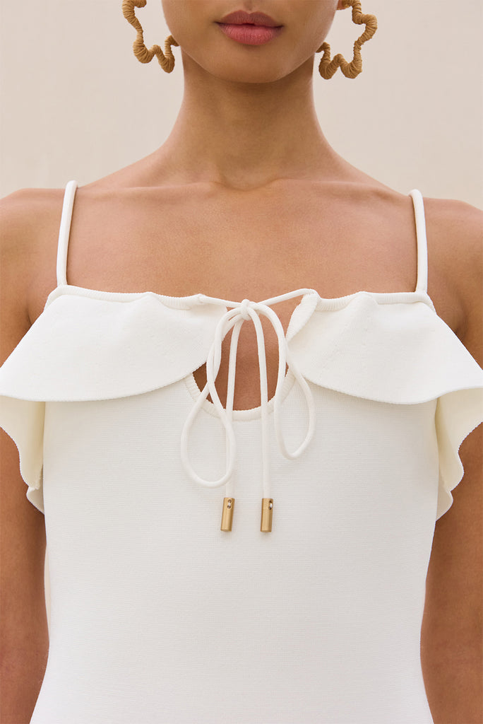 Cult Gaia - Ciera Knit Dress - Off White Cult Gaia - Ciera Knit Dress - Off White