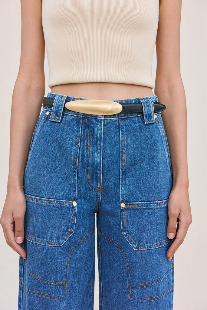 FIORE BELT - BLACK GOLD – CULT GAIA display picture 3