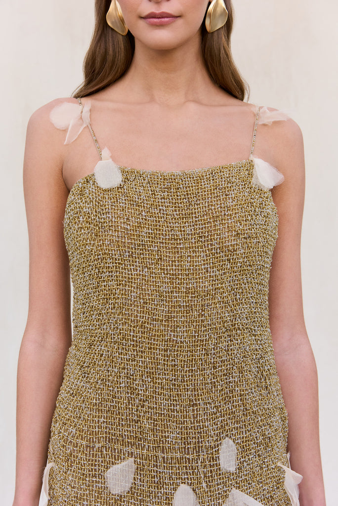gold shirt dress Cult Gaia - Naseem Dress