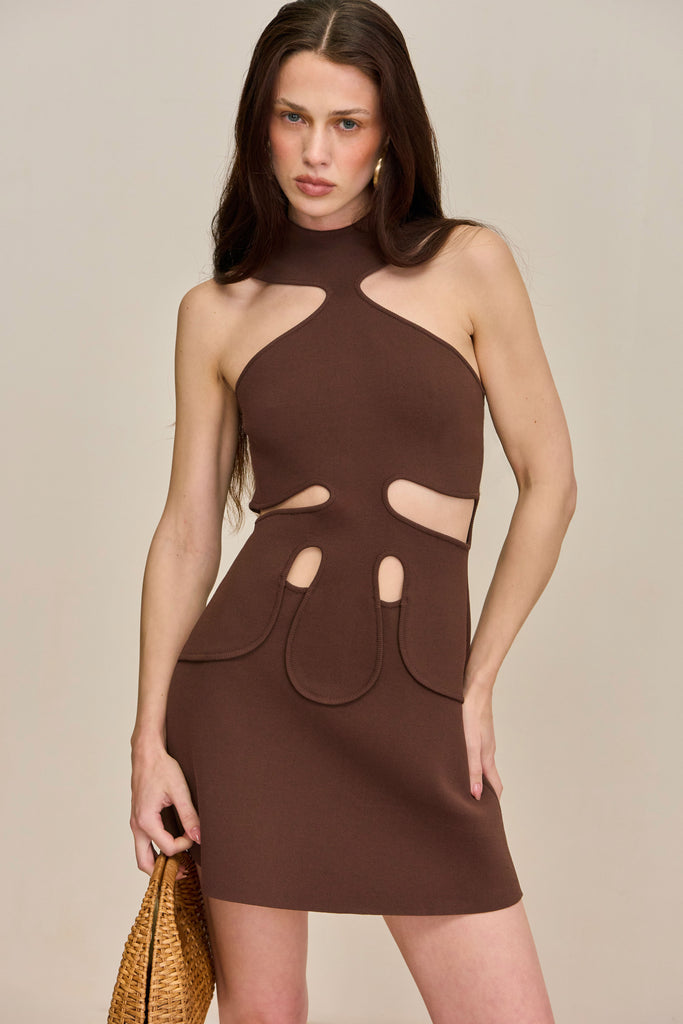 Cult Gaia - Lillie Knit Dress - Java Cult Gaia - Lillie Knit Dress - Java