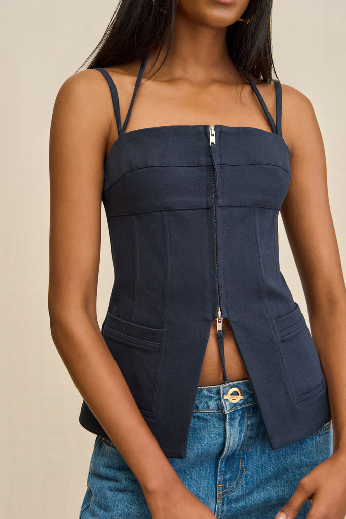 KATELLA TOP - DEEP LAKE – CULT GAIA