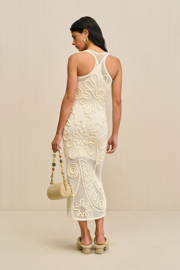 NISSA KNIT DRESS - OFF WHITE – CULT GAIA