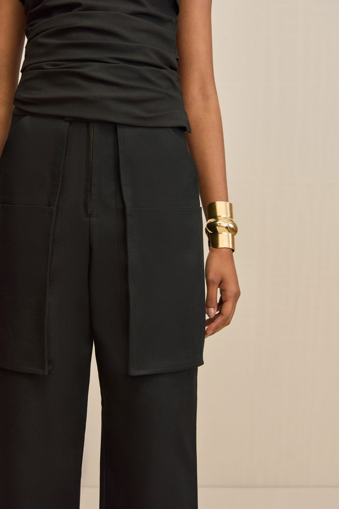 【送料&関税込】Cult Gaia Sydney Pants In Black Cotton SYDNEY PANT - BLACK – CULT GAIA