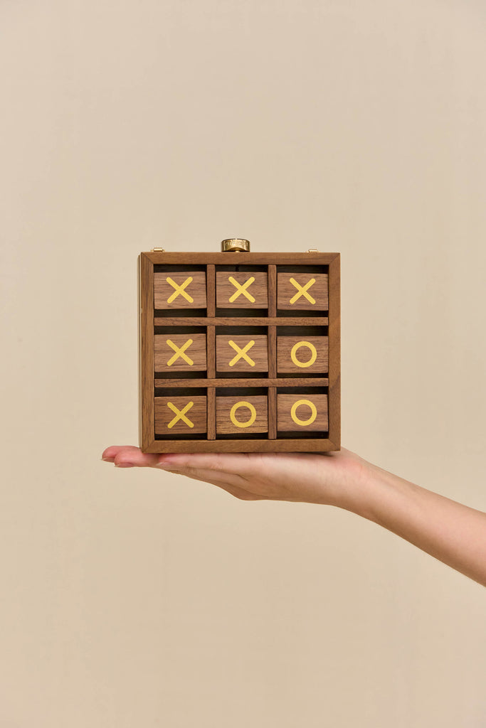 TIC TAC TOE CLUTCH - WALNUT – CULT GAIA