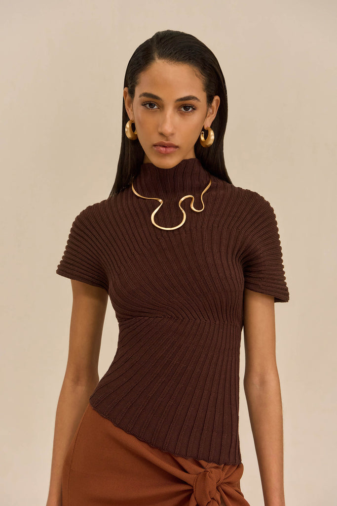 トップス andmary Amari knit tops mocha brown 251110_DR_CULT_GAIA_R26_RESHOO