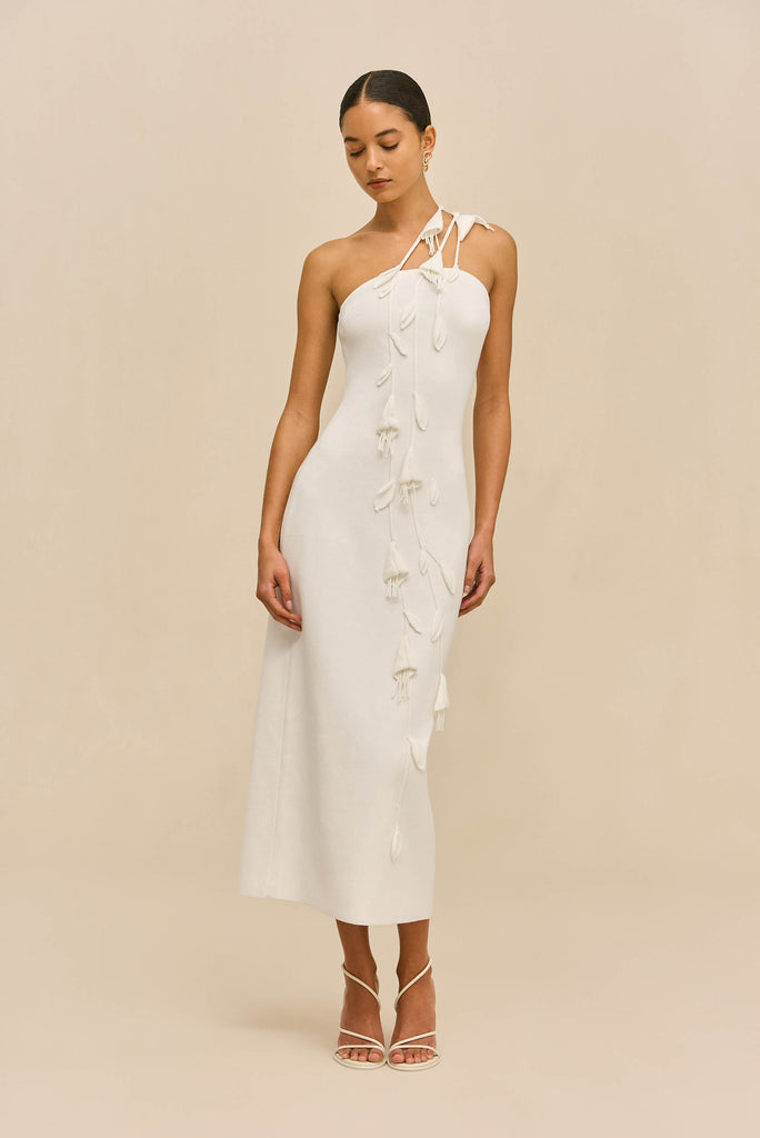 JILLY KNIT DRESS - OFF WHITE – CULT GAIA