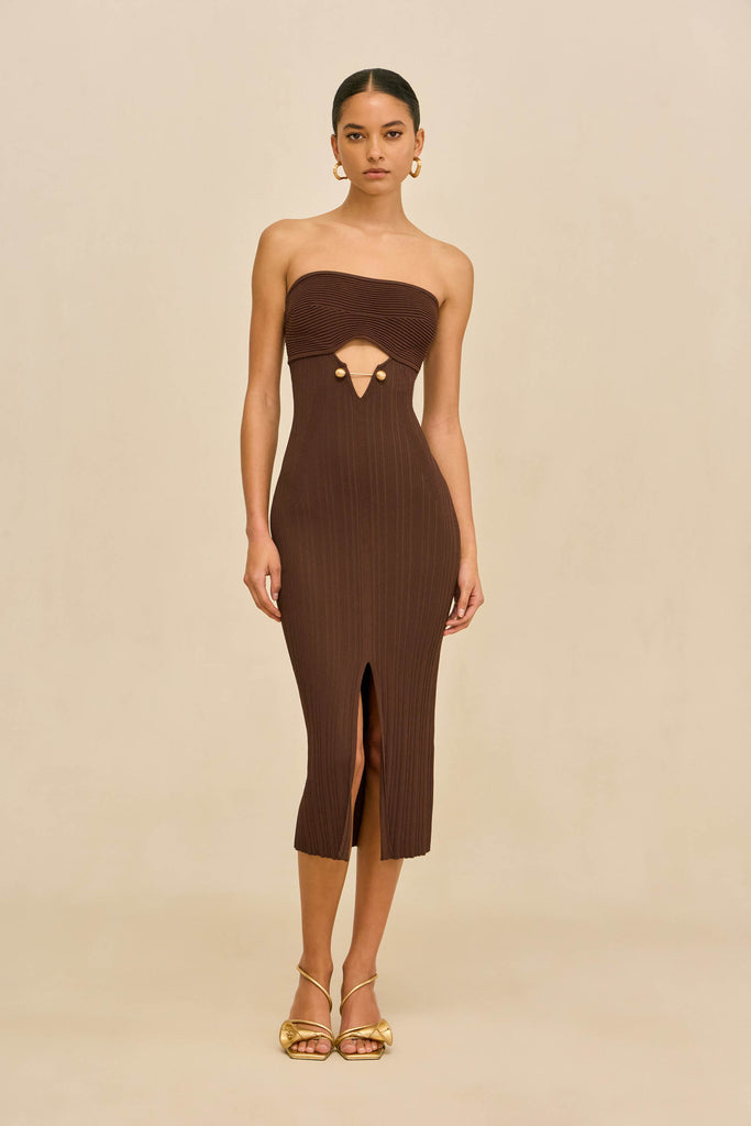 Cult Gaia - Christy Knit Dress - Java Cult Gaia - Christy Knit Dress - Java