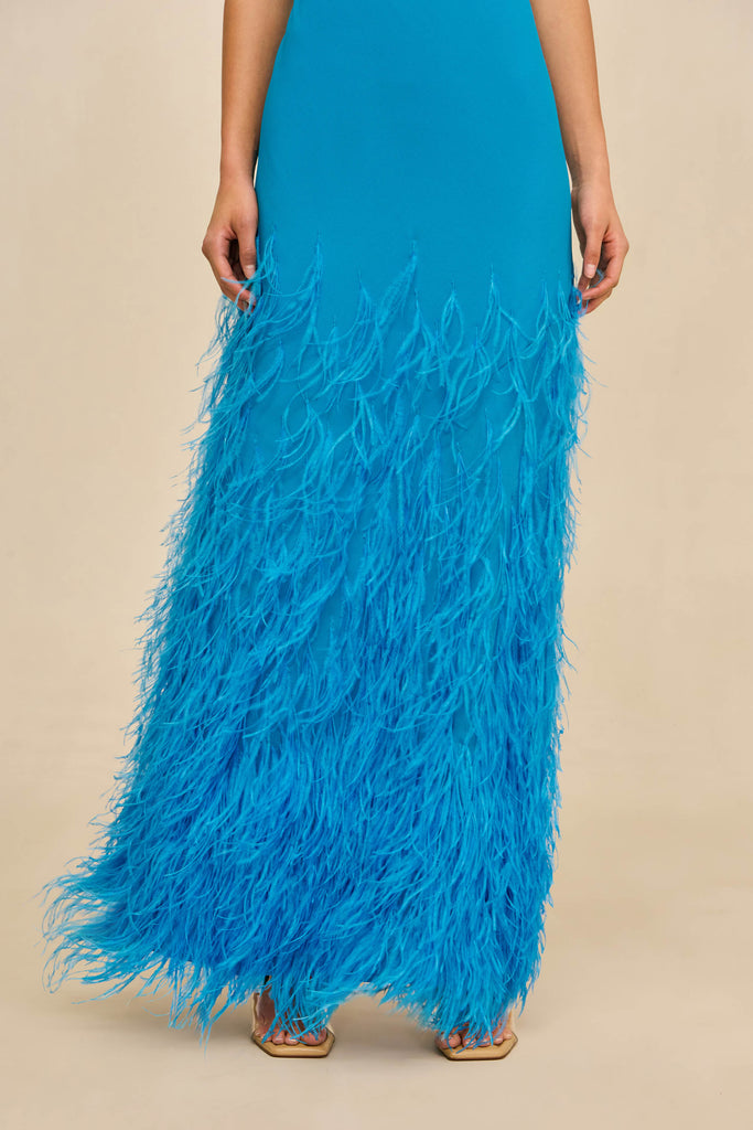 GHETA DRESS - LAKE BLUE CULT GAIA GHETA DRESS - LAKE BLUE CULT GAIA