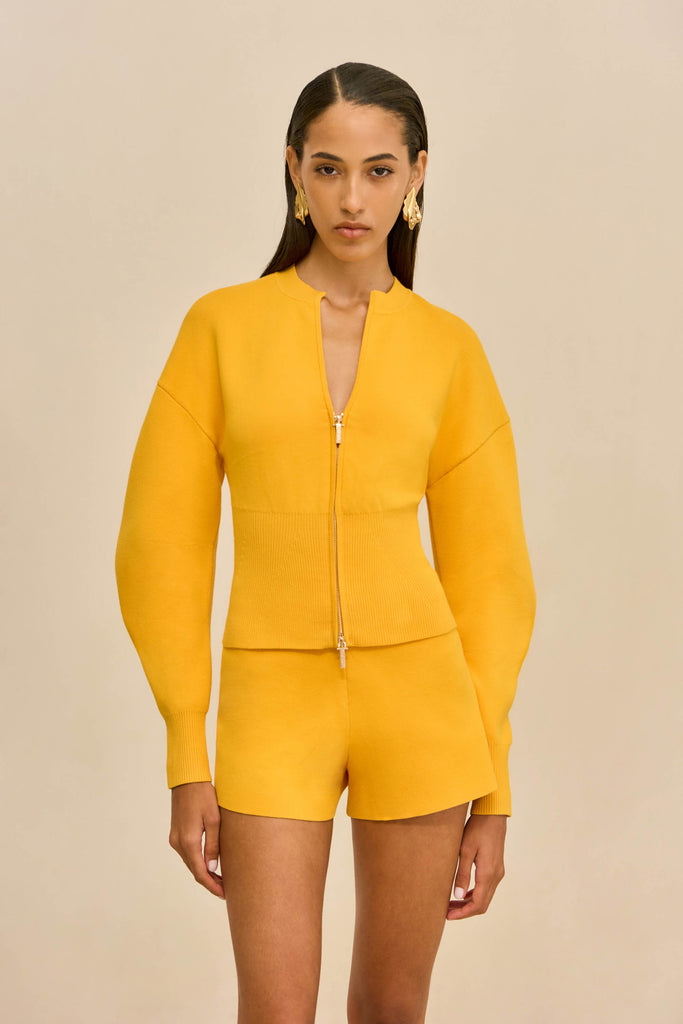 MONROE KNIT CARDIGAN - MARIGOLD – CULT GAIA