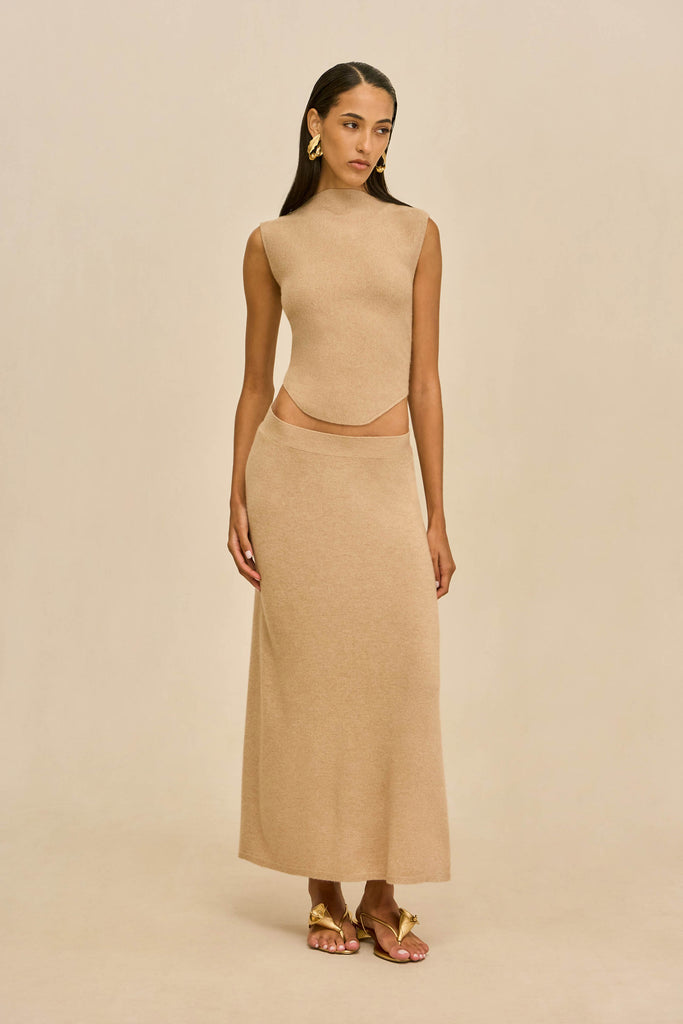 スカート Katie BUNNY HUNT knit skirt INFINITY KNIT SKIRT - SESAME – CULT GAIA