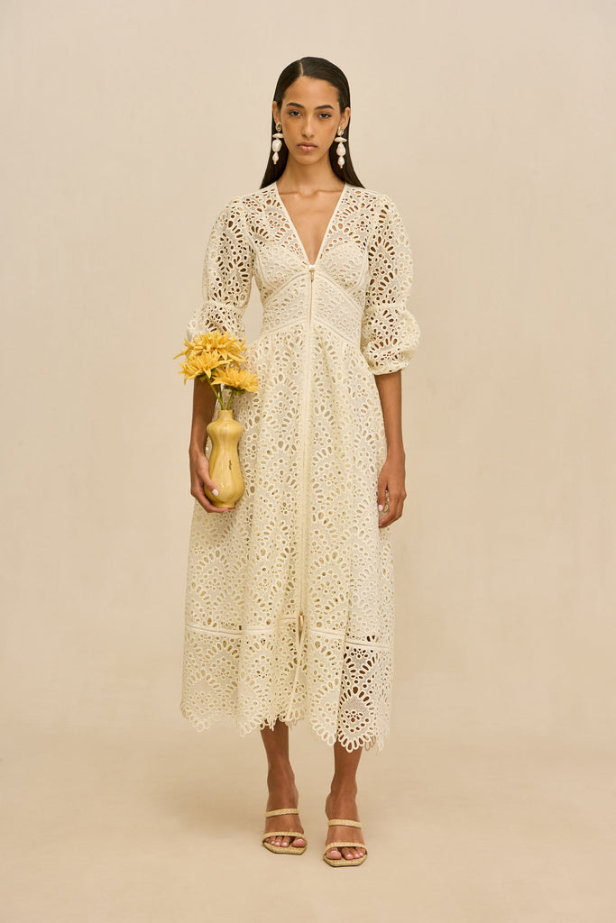 ROSALIND DRESS - OFF WHITE – CULT GAIA