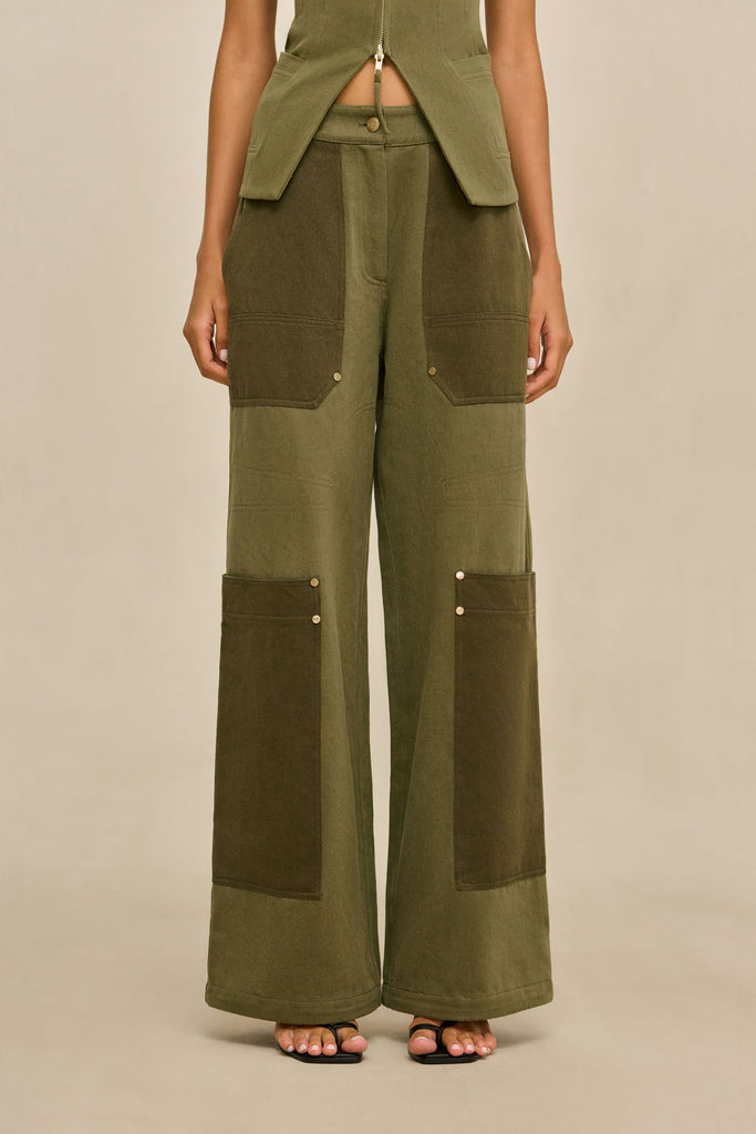 WYNN PANT - ROSEMARY MULTI – CULT GAIA