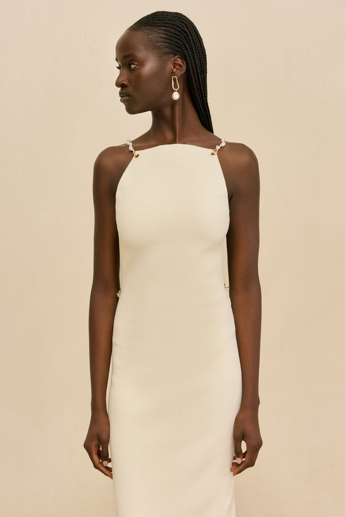 CASSI KNIT DRESS - OFF WHITE – CULT GAIA
