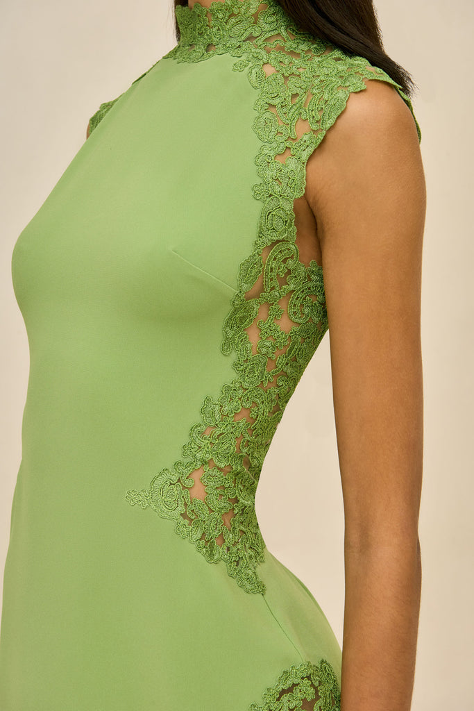 green cult gaia dress RITI Coral Dresses back adds an alluring Bustle Like a Pro: Color:TEAL
