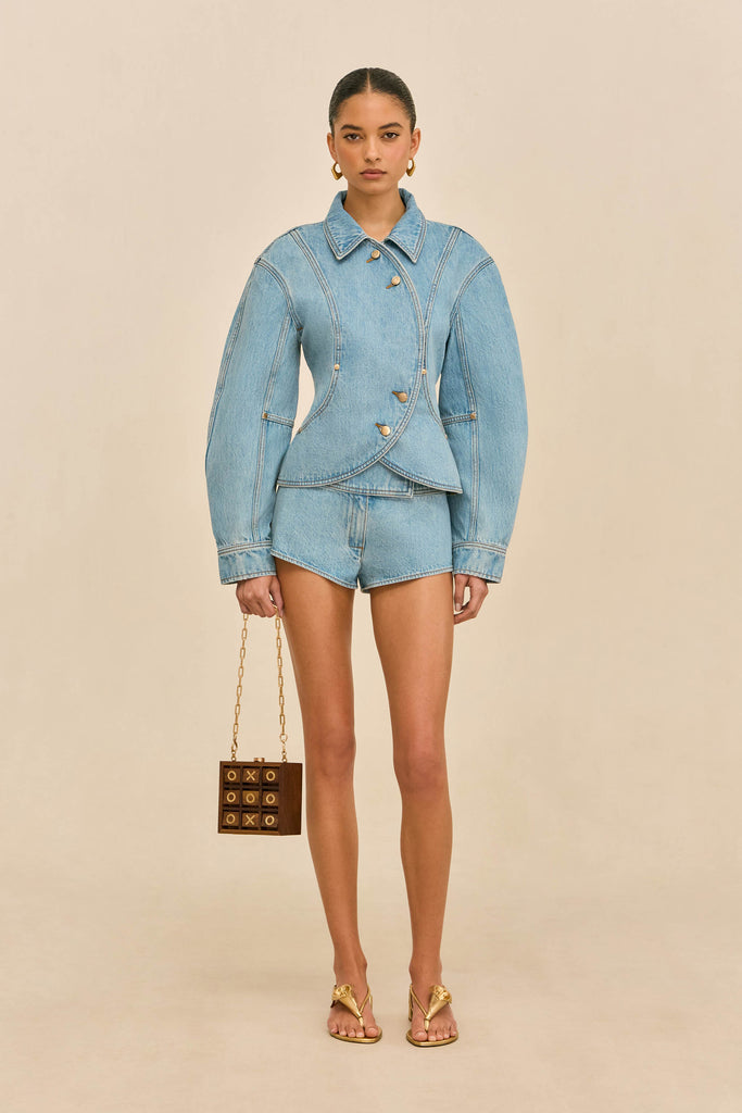 PACHA DENIM JACKET - VINTAGE BLUE – CULT GAIA