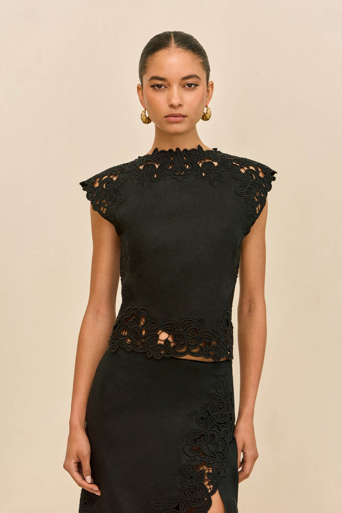 DESTRY TOP - BLACK – CULT GAIA