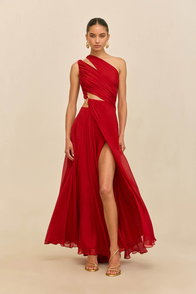 ZAN GOWN - MERLOT – CULT GAIA