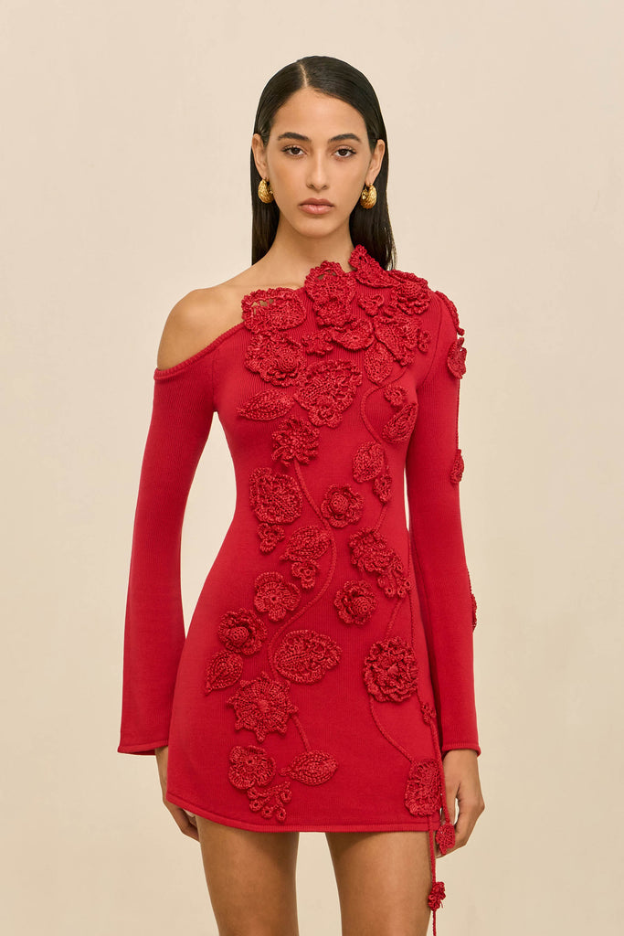 KAELA KNIT DRESS - MERLOT – CULT GAIA