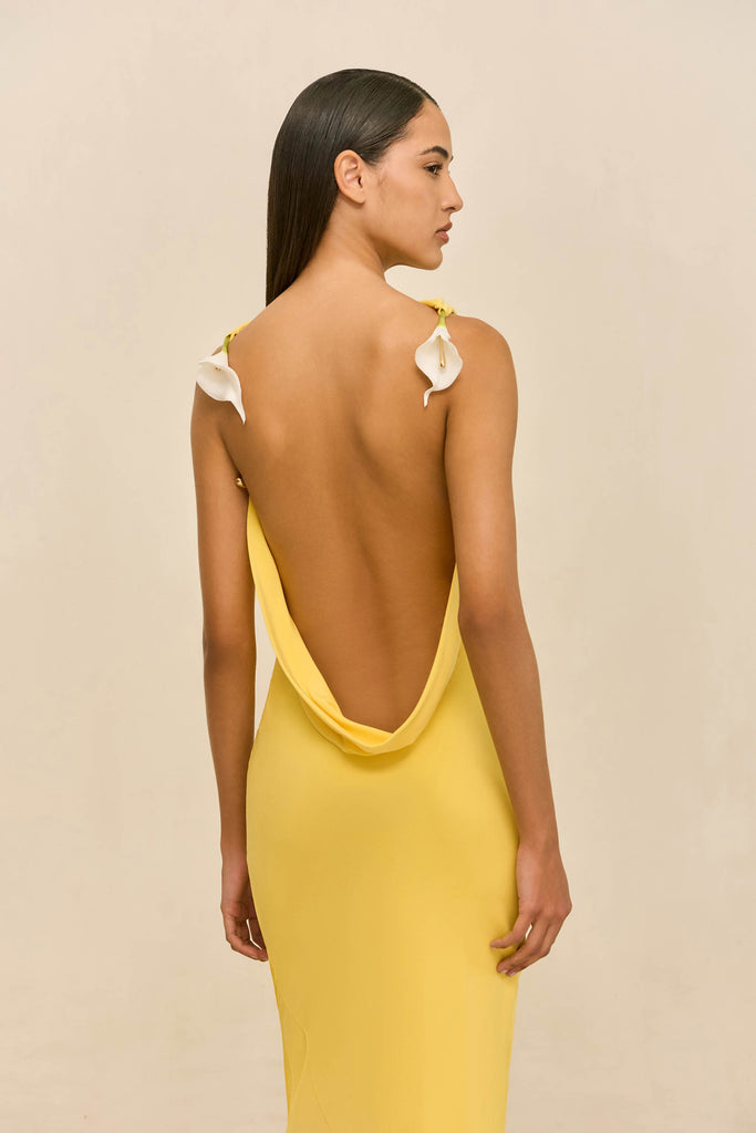 backless celestia dress Celestia Strapless Beaded Gown