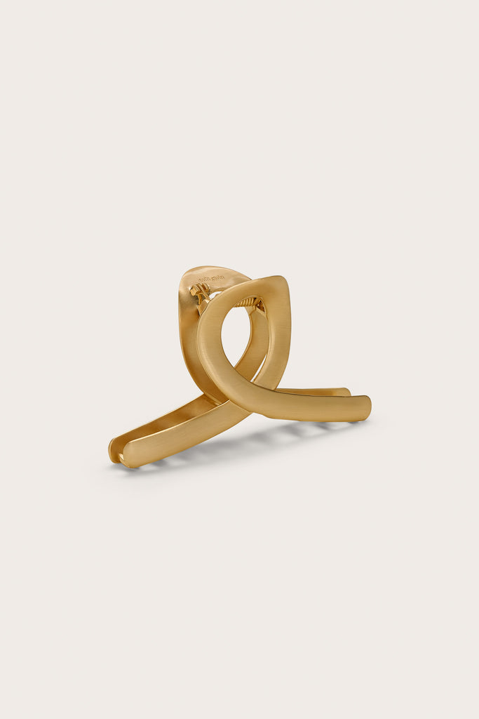 AZARIAH HAIR CLIP - BRUSHED BRASS – CULT GAIA