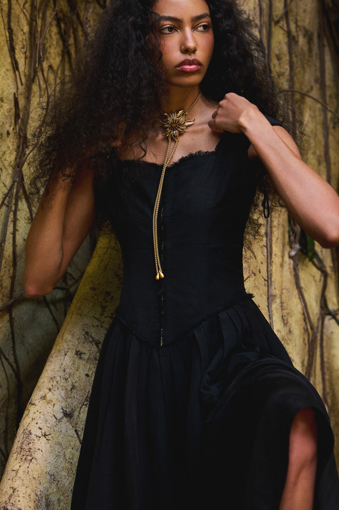 Cult Gaia Solstice Dress in Black