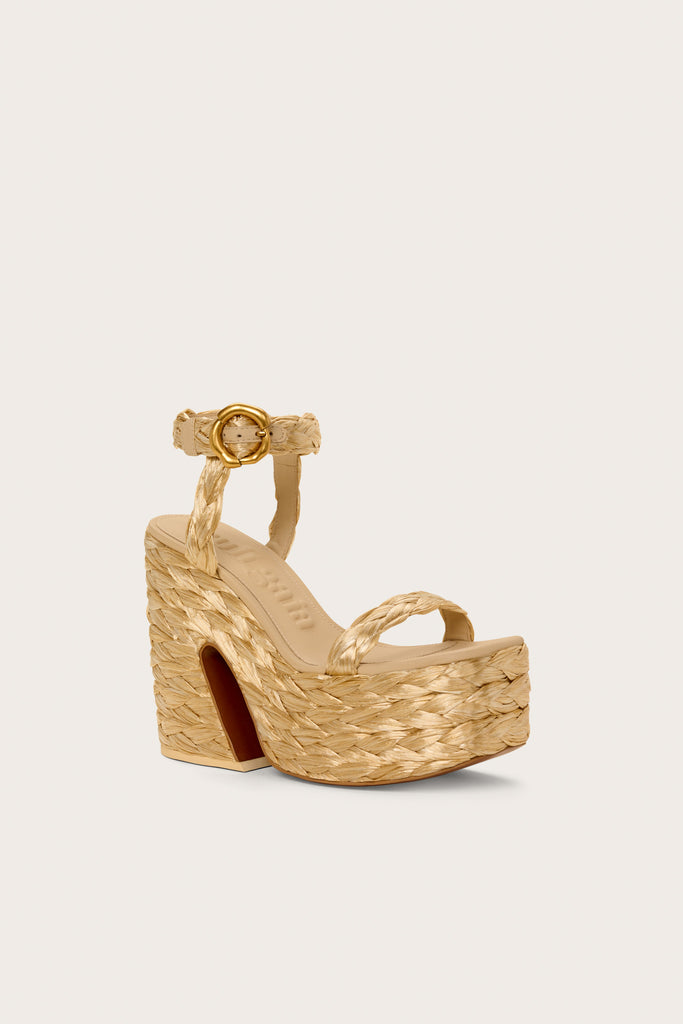 DAELAN PLATFORM SANDAL NATURAL