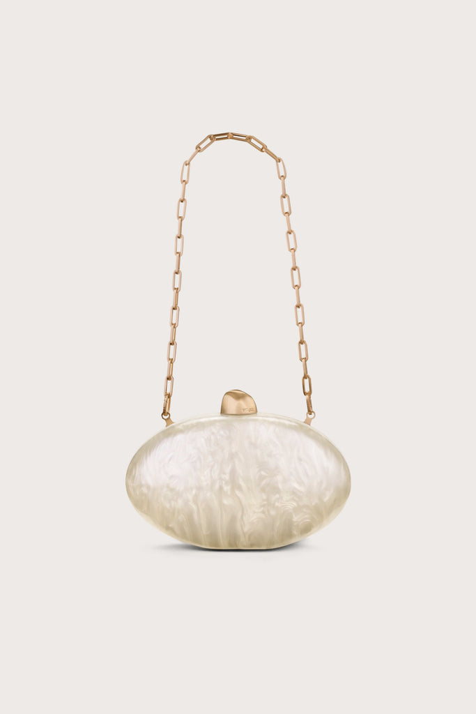 Ivory Veil Clutch