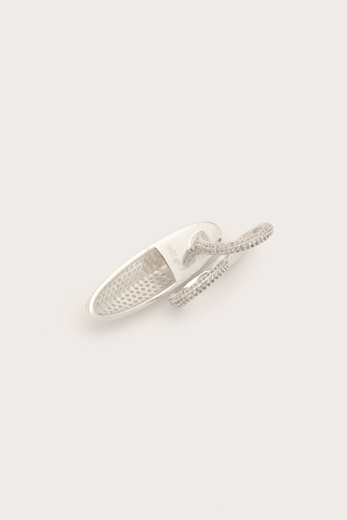 FIORE RHINESTONE RING - SILVER – CULT GAIA