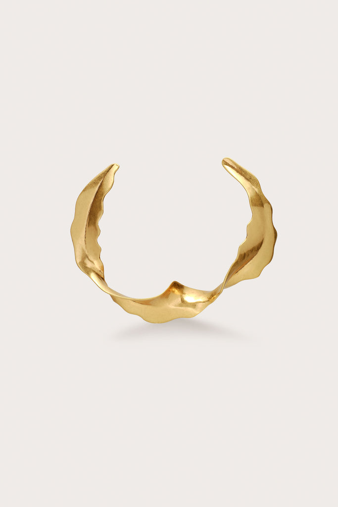 GIADA CHOKER NECKLACE - ANTIQUE BRASS – CULT GAIA display picture 3