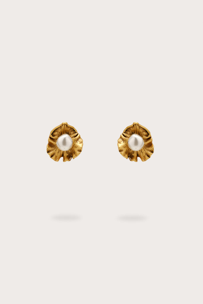 IRIS PERLA MINI EARRING - ANTIQUE BRASS – CULT GAIA