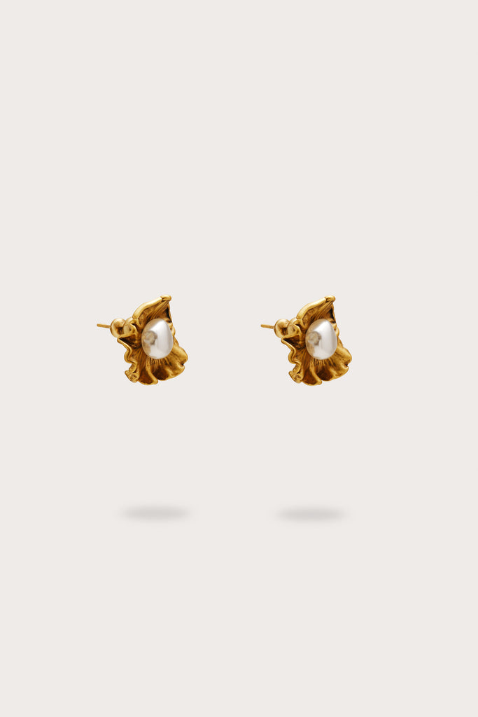 IRIS PERLA MINI EARRING - ANTIQUE BRASS – CULT GAIA