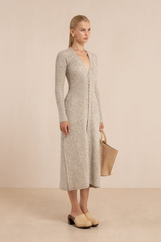 BESSIANA KNIT DRESS - FOG – CULT GAIA