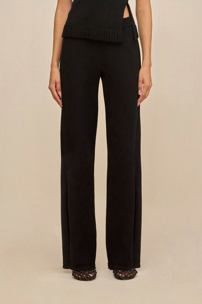 SHANE KNIT PANT - BLACK – CULT GAIA