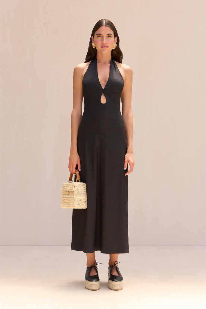 ワンピース CULT GAIA Woman Dress Black KD2064YX1621 001 LIANNA DRESS - BLACK – CULT GAIA