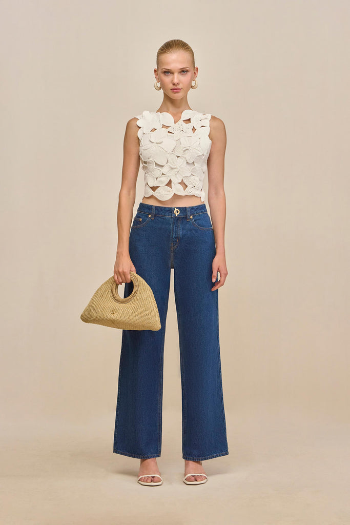 HARRINGTON CROCHET TOP - OFF WHITE – CULT GAIA