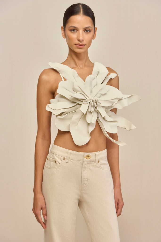 Yo biotop Gabriela col garments ホルタートップ GABRIELA TOP - OFF WHITE – CULT GAIA