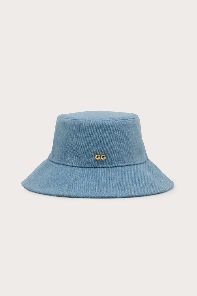 MADDIE DENIM HAT - VINTAGE BLUE – CULT GAIA