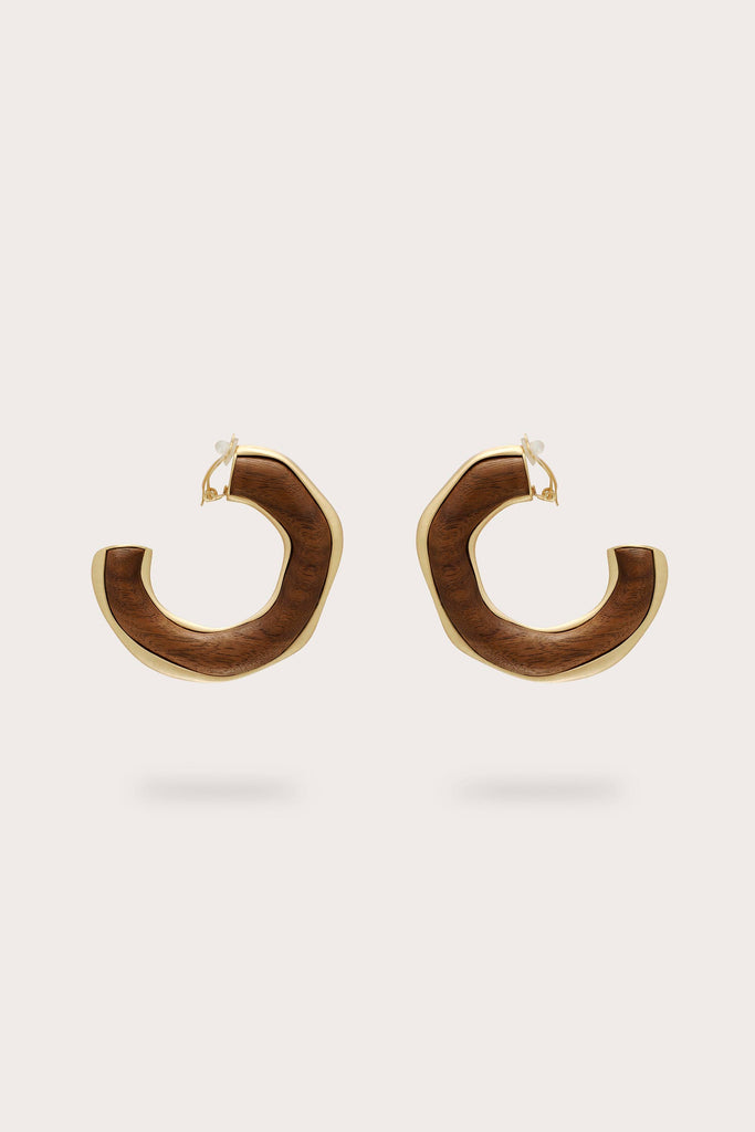 MADEIRA EARRING - WALNUT – CULT GAIA