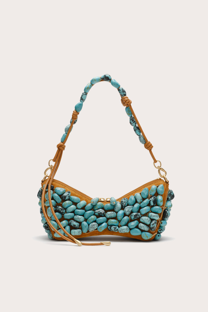 MERCIER MINI SHOULDER BAG - TURQUOISE MULTI – CULT GAIA